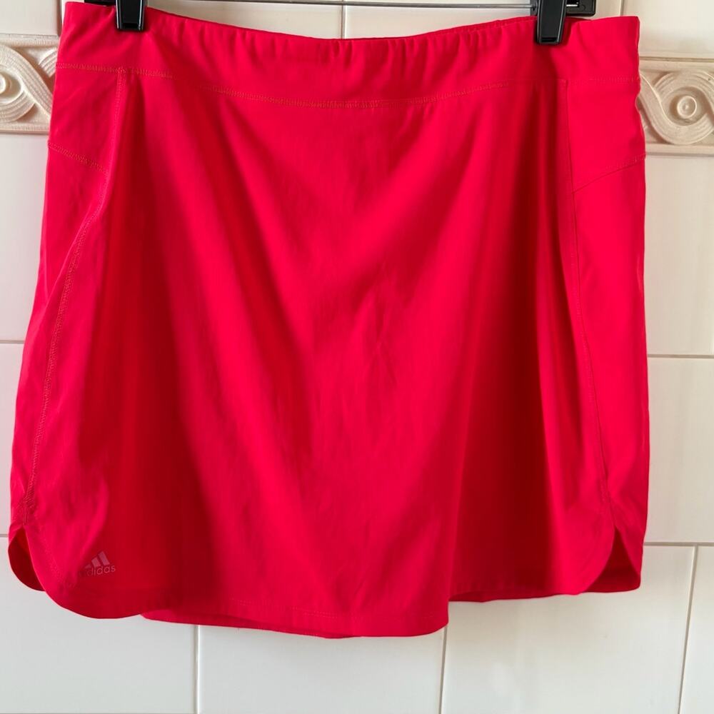 adidas Women's Bright Pink Athletic Skort